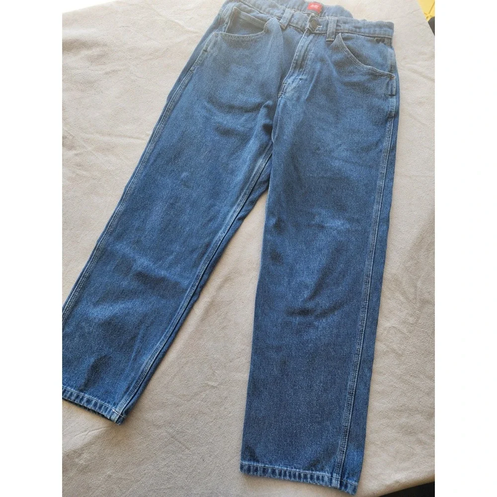 Vans🛹 Off The Wall Skate Baggy Loose Fit Carpenter Jeans Y2K streetwear 👍